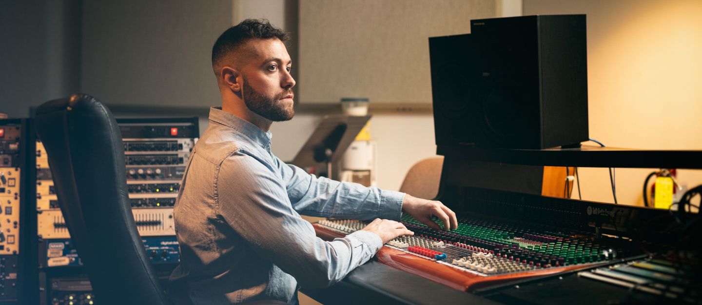 Audio Engineering Continuing Education Student Brent Witkowski