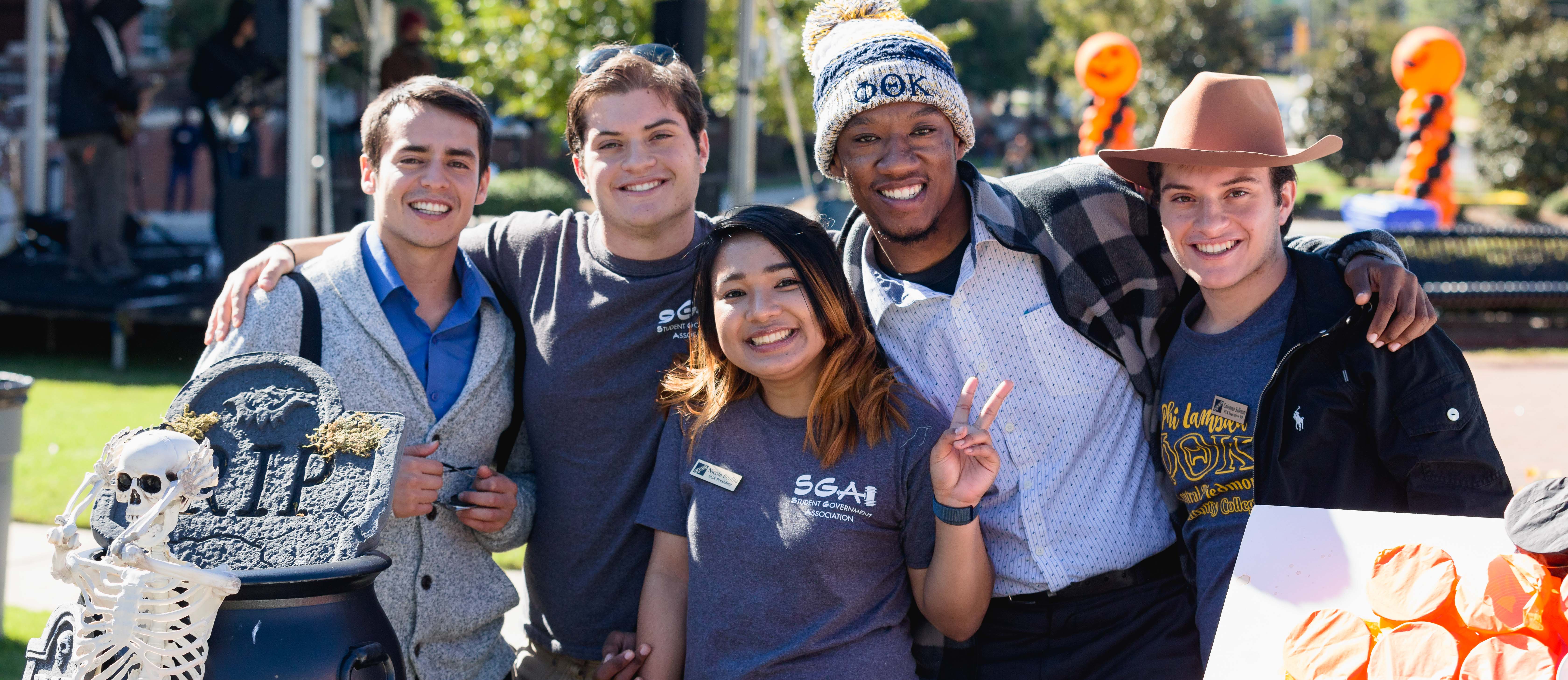 group of students from student orgs