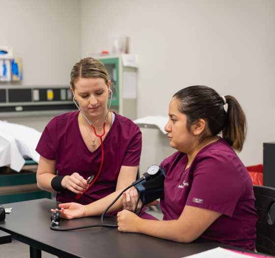 using a blood pressure cuff