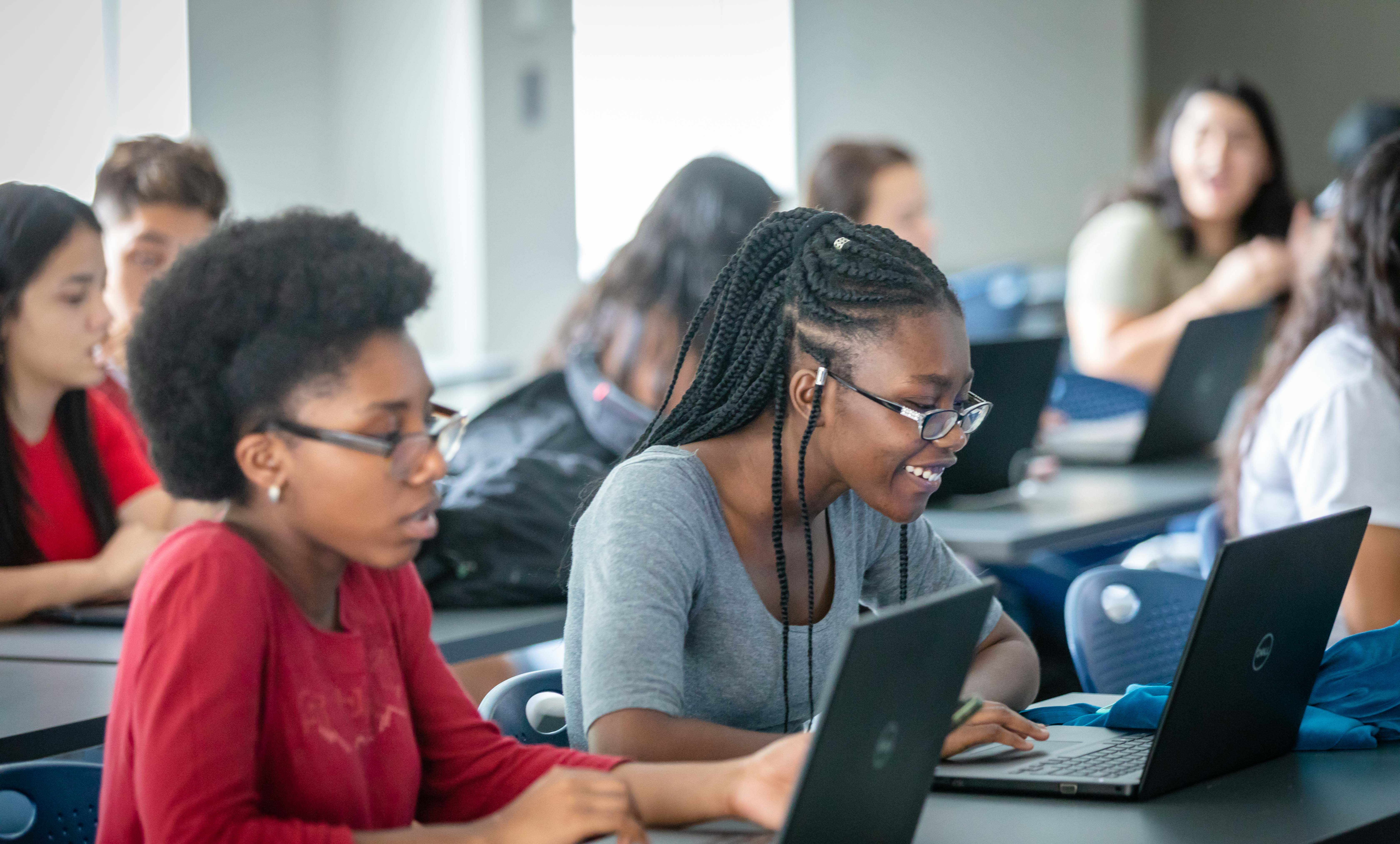 students in classroom