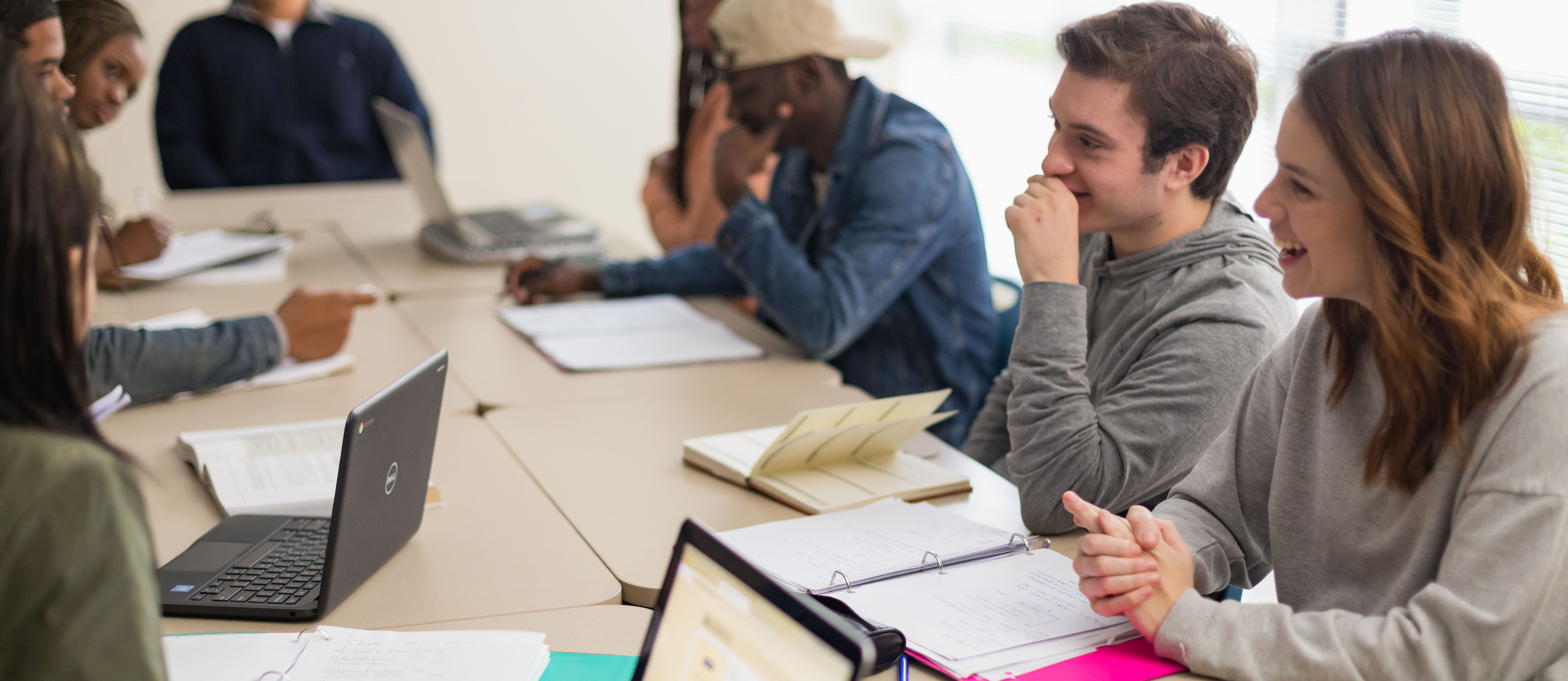 students in classroom