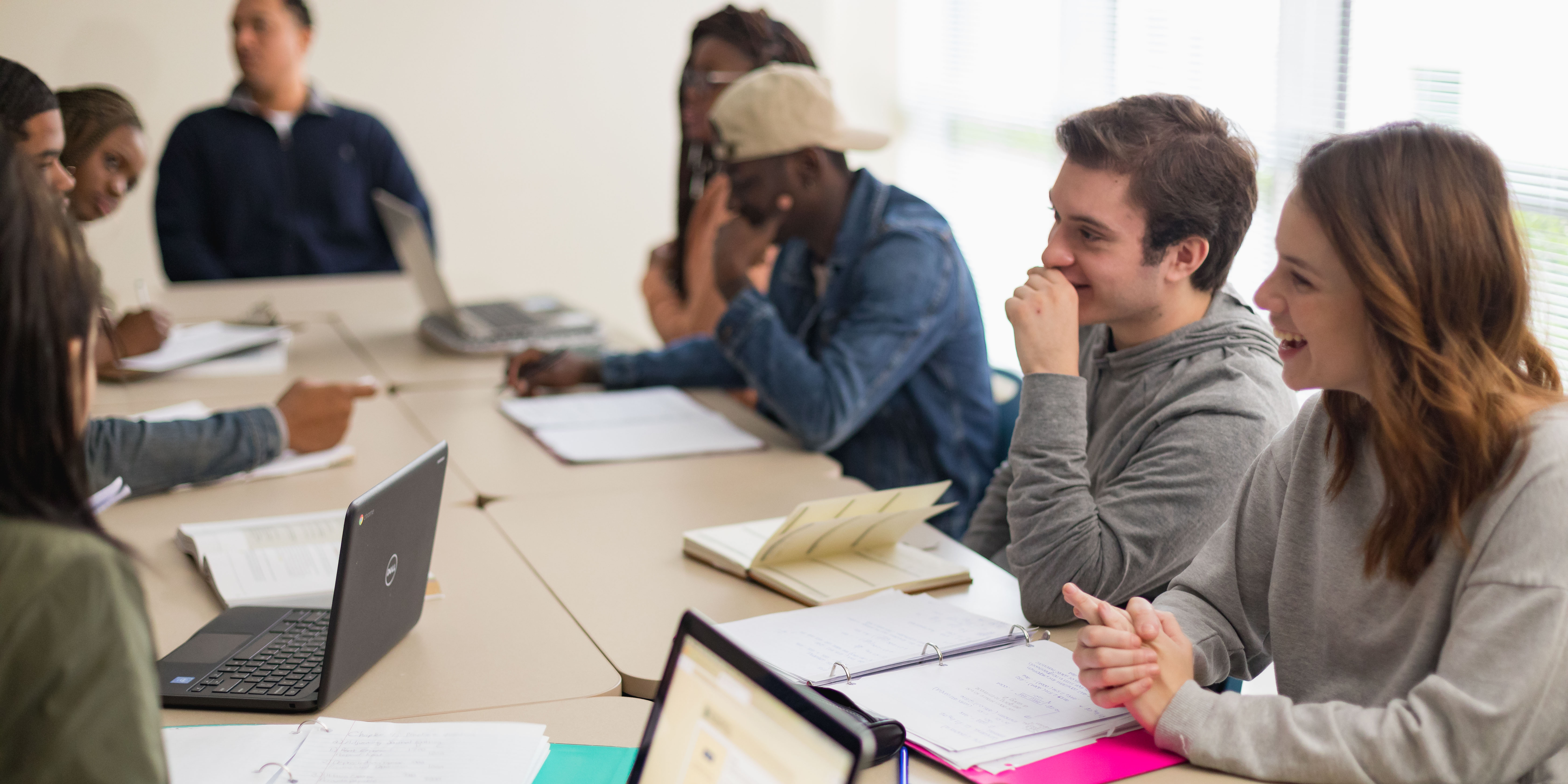 students in classroom