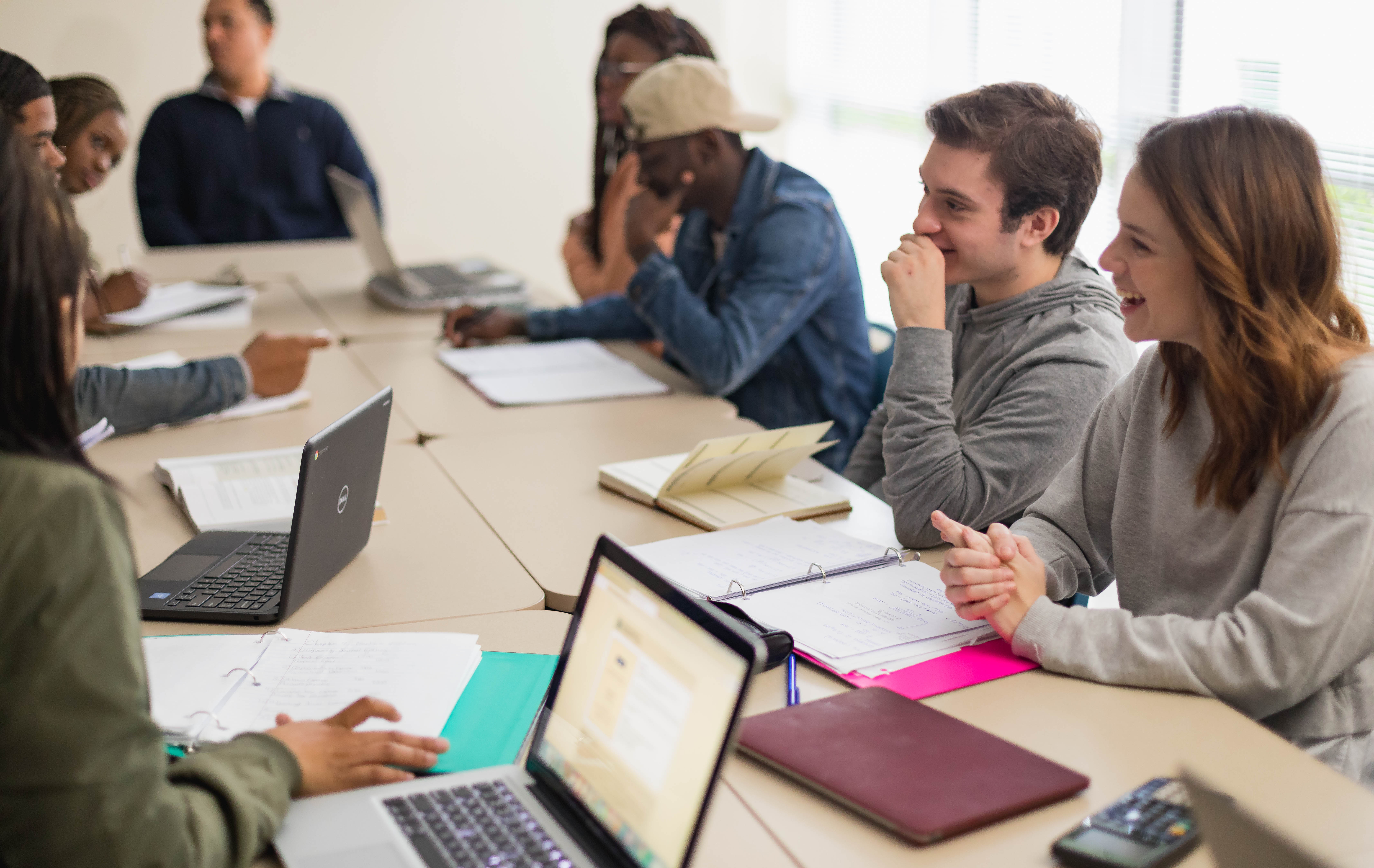 students in classroom