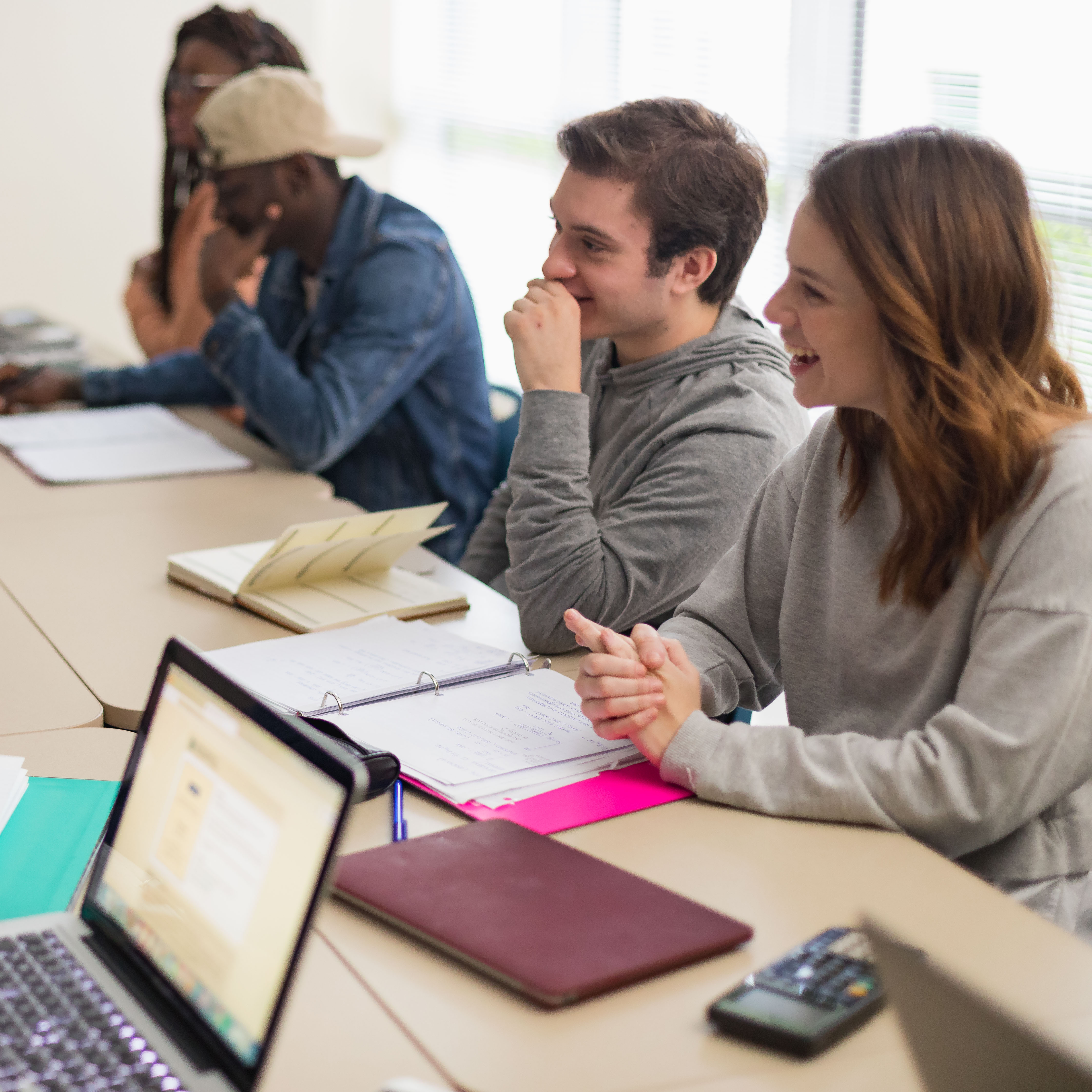 students in classroom