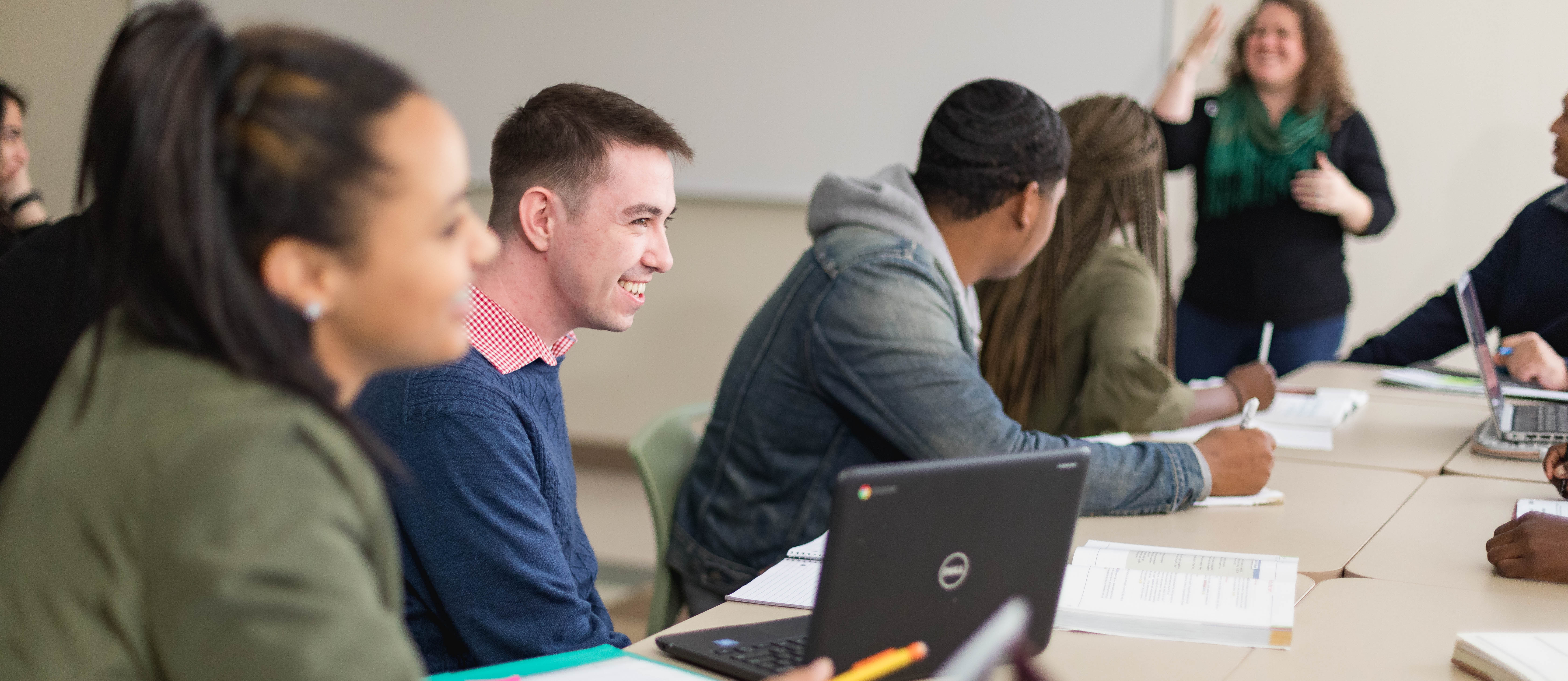 students in classroom