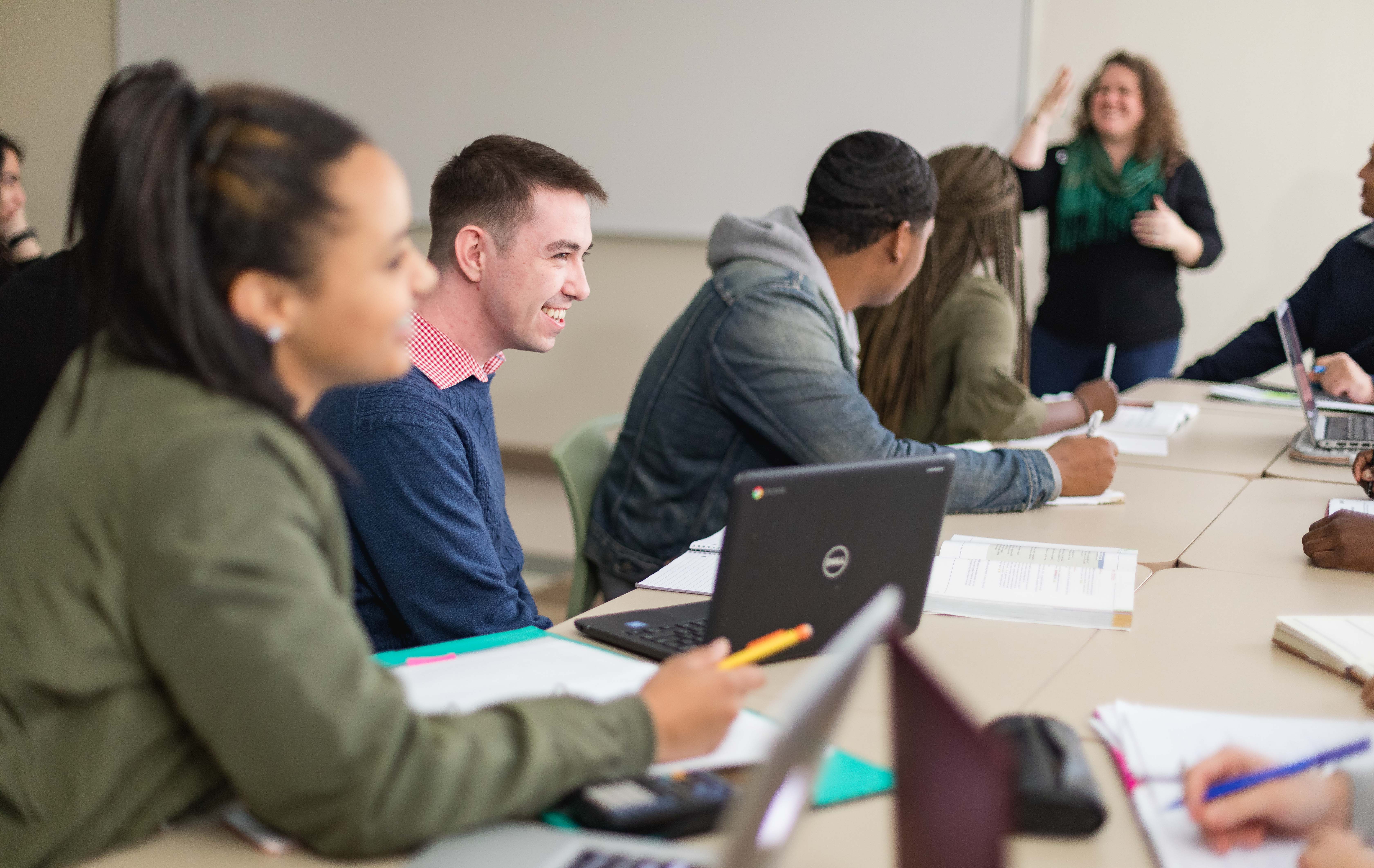 students in classroom