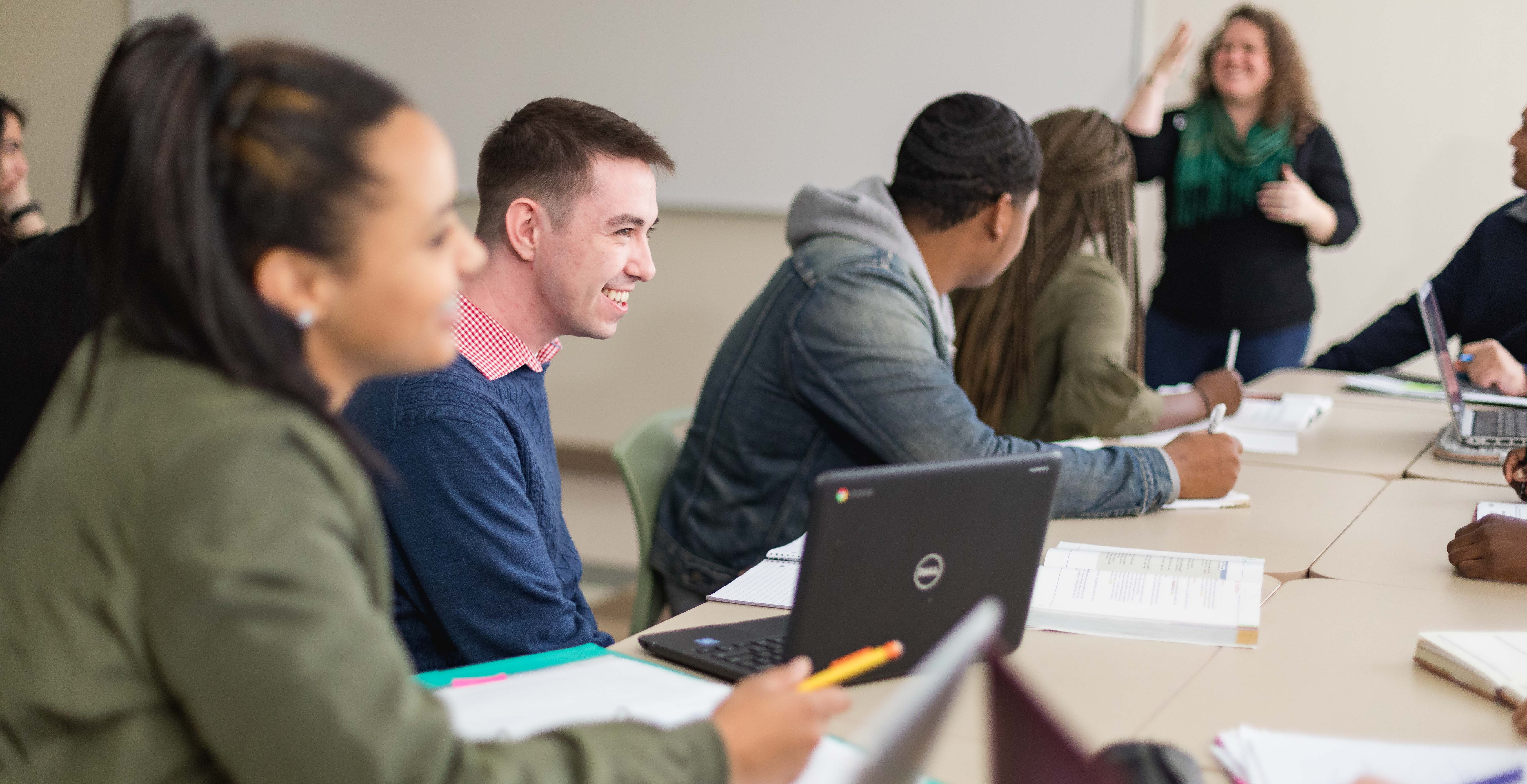 students in classroom