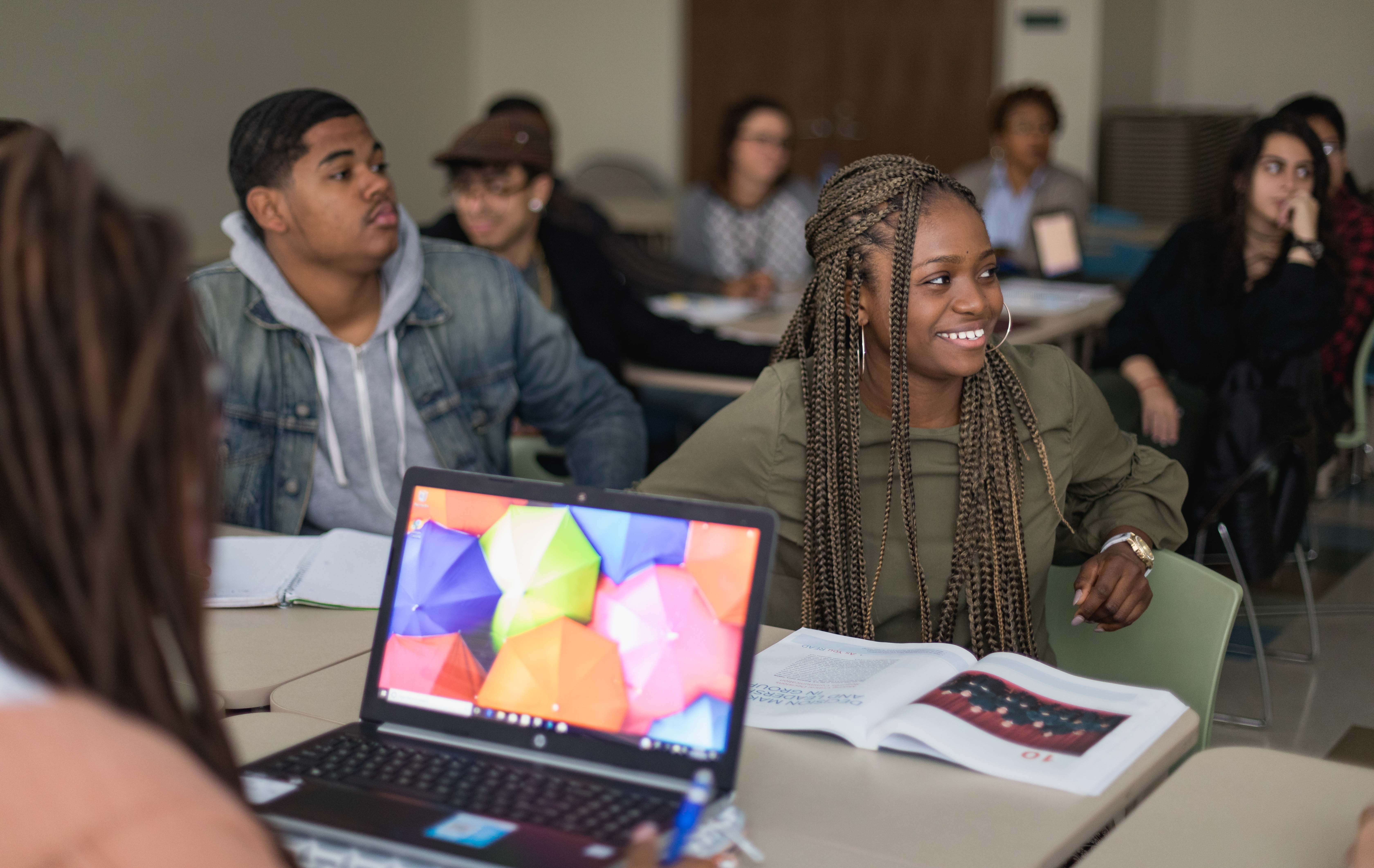 students in classroom