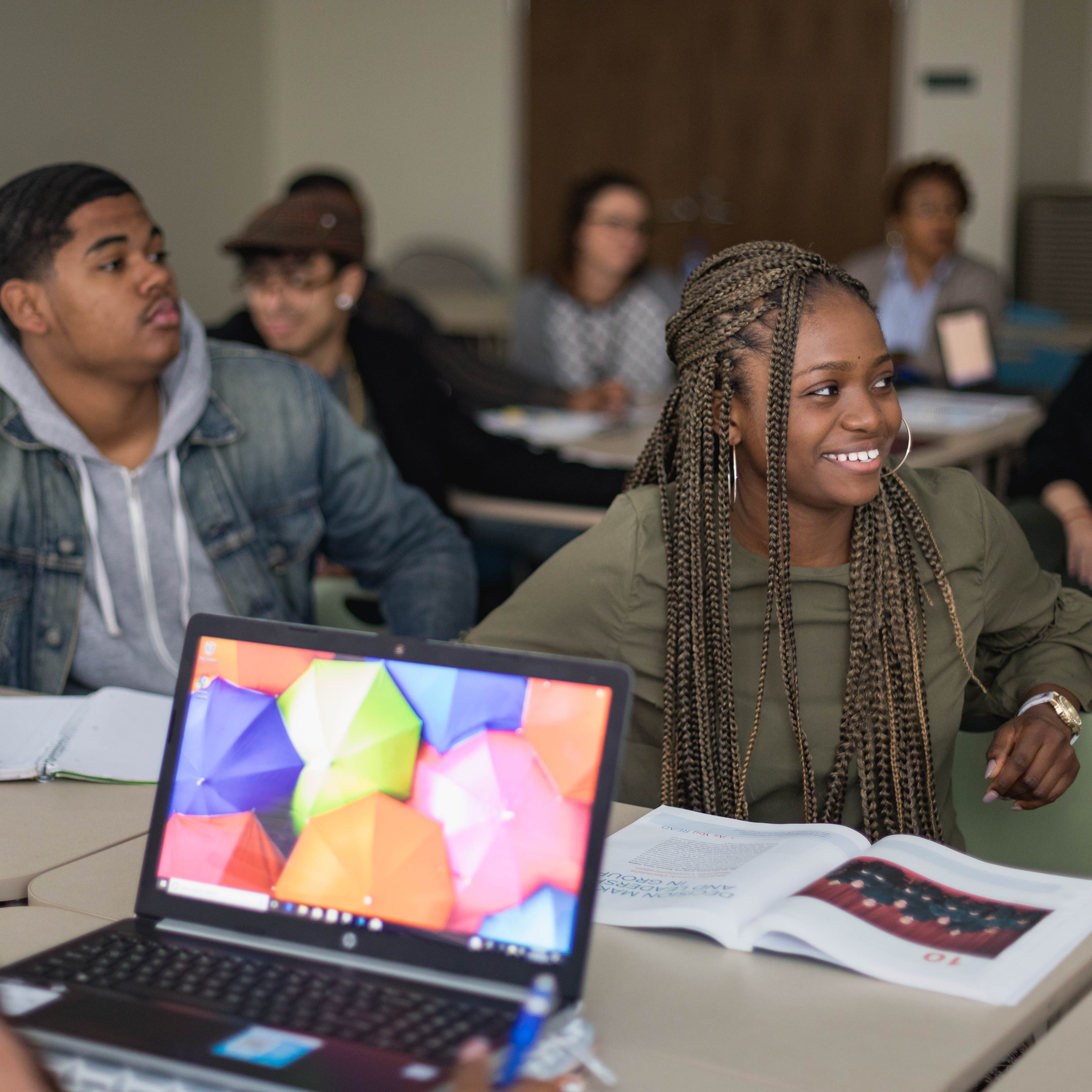 students in classroom