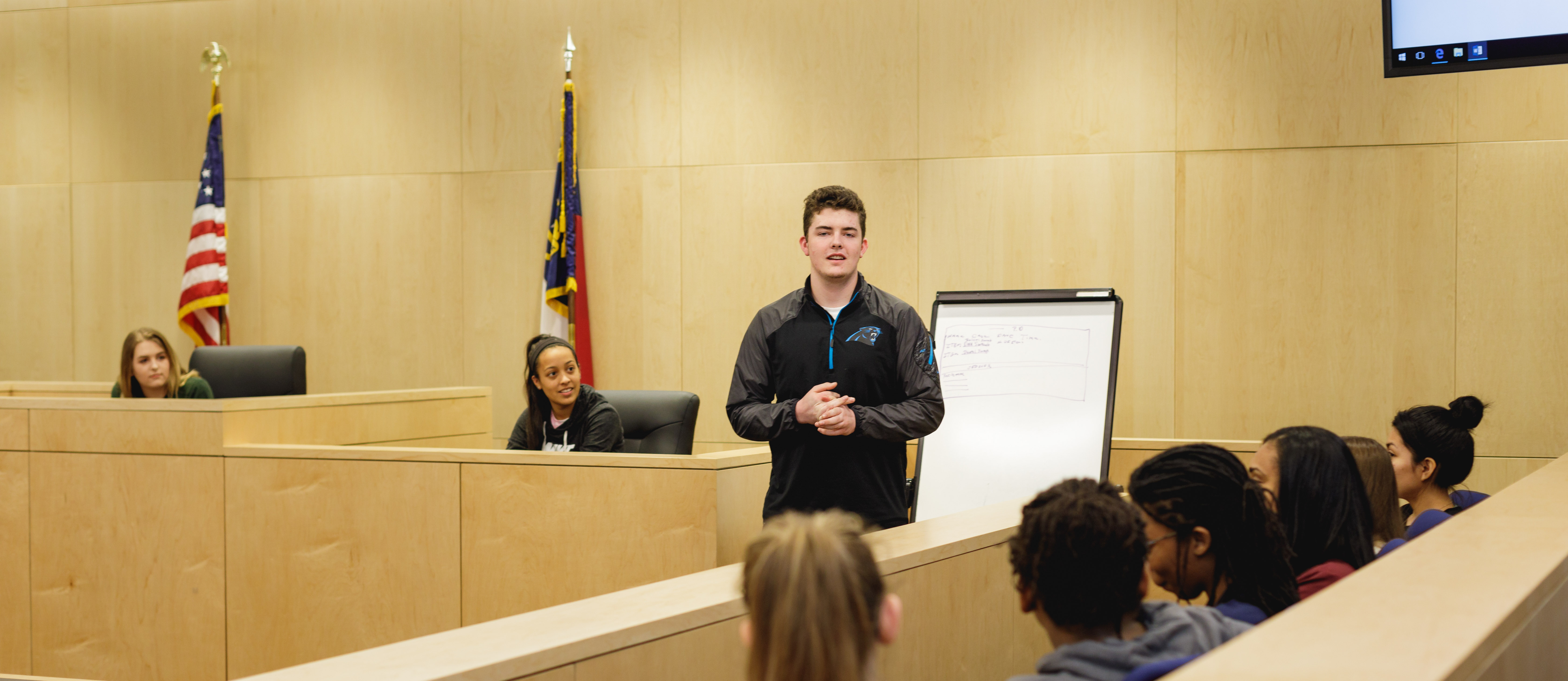 criminal justice technology courtroom simulation