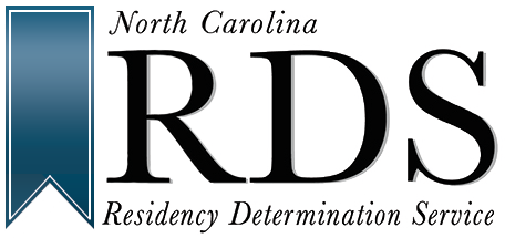 NC residency determination service logo