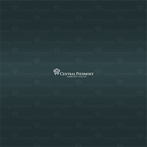 tiled logo dark background with full white center Central Piedmont logo