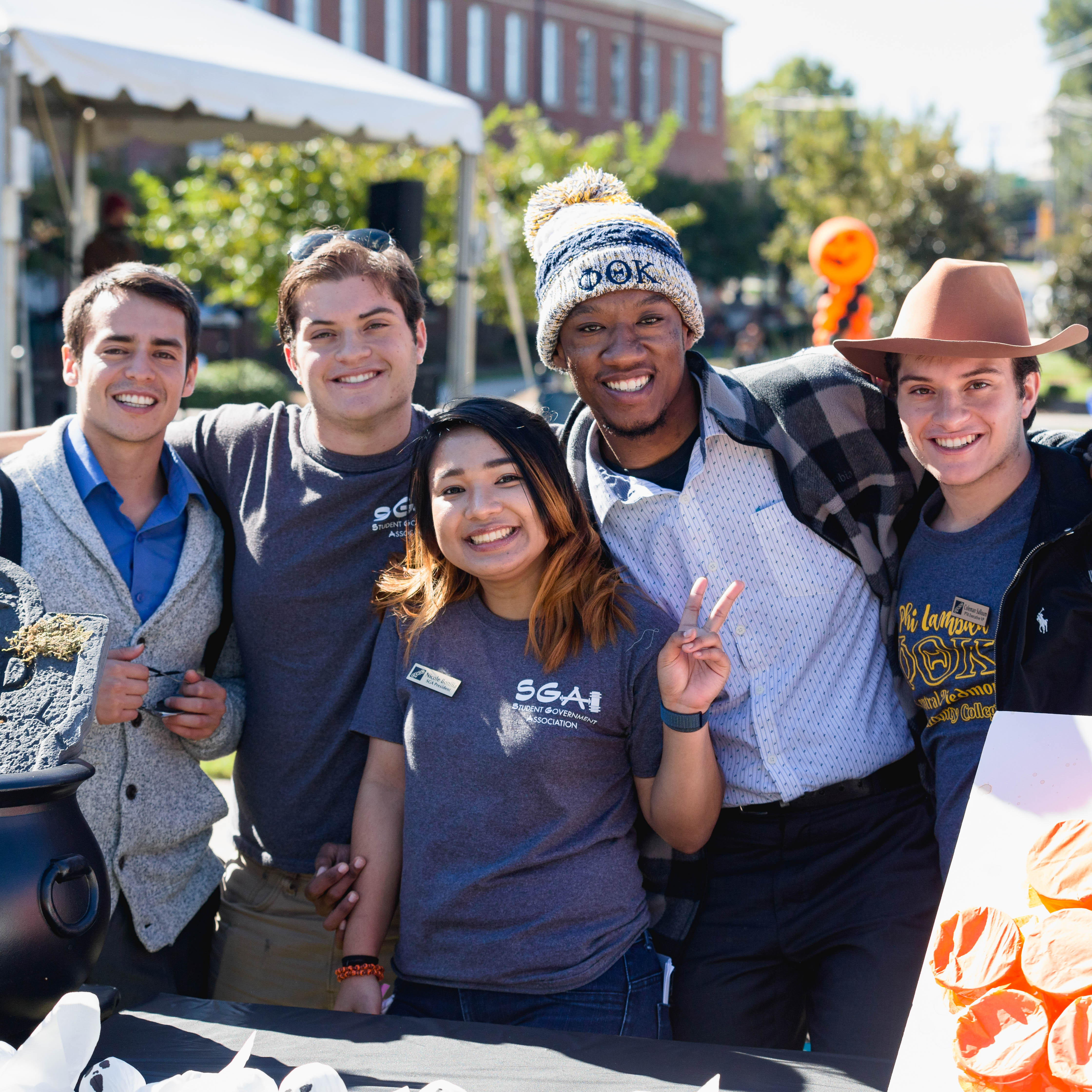 group of students from different student clubs and organizations