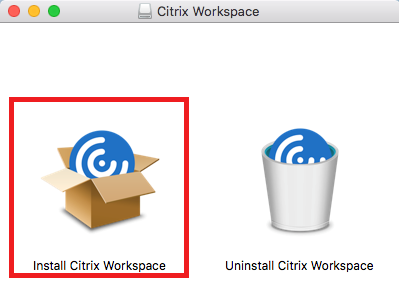 Install Citrix Workspace