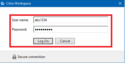 Log on to workspace using your Central Piedmont credentials