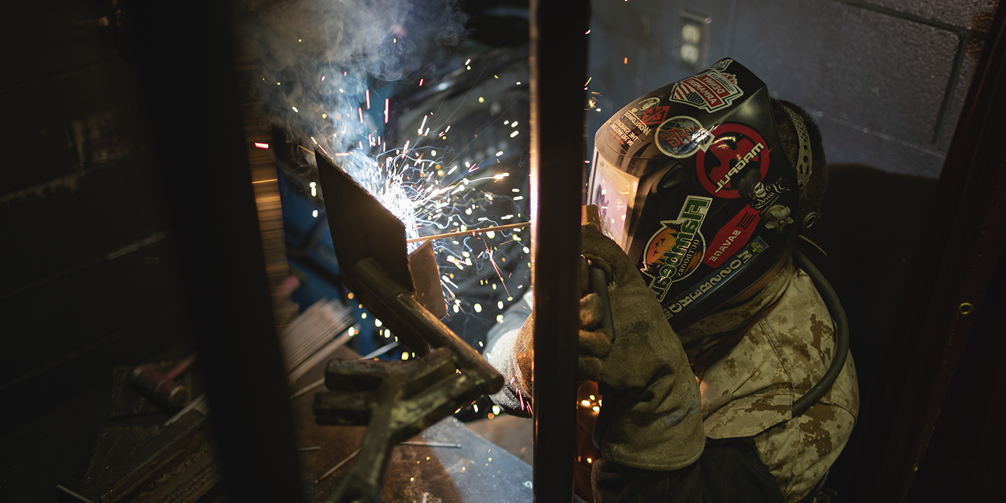 welding sparks