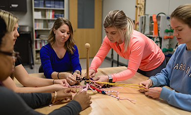 Early Childhood Education students in classroom