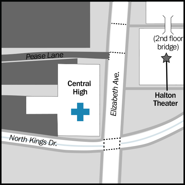 central campus wellness stations map