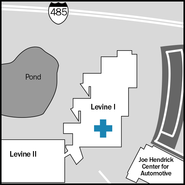 levine campus wellness stations map