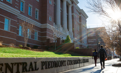 Students walking on Central Campus