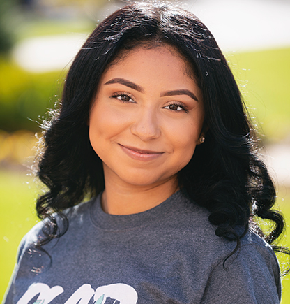 Perla Camacho portrait, outside