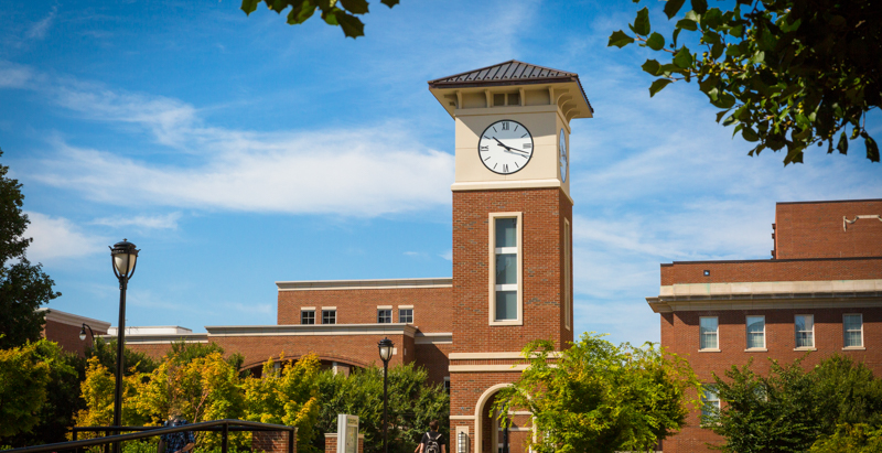 Central Piedmont Community College Bell Tower on Central Campus