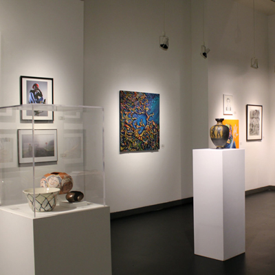 Alice Ballard art displayed in gallery (JPG)