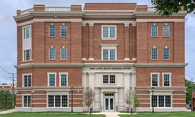 Levine Health Sciences Building on Central Campus