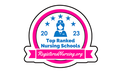 Top Ranked Nursing Schools badge 