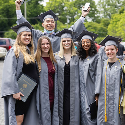 May 2022 commencement - happy graduates