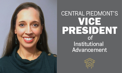 Central Piedmont's Vice President of Institutional Advancement, Lisa Schlachter