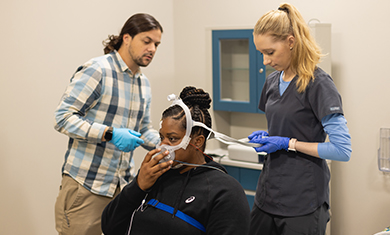 polysomnography lab