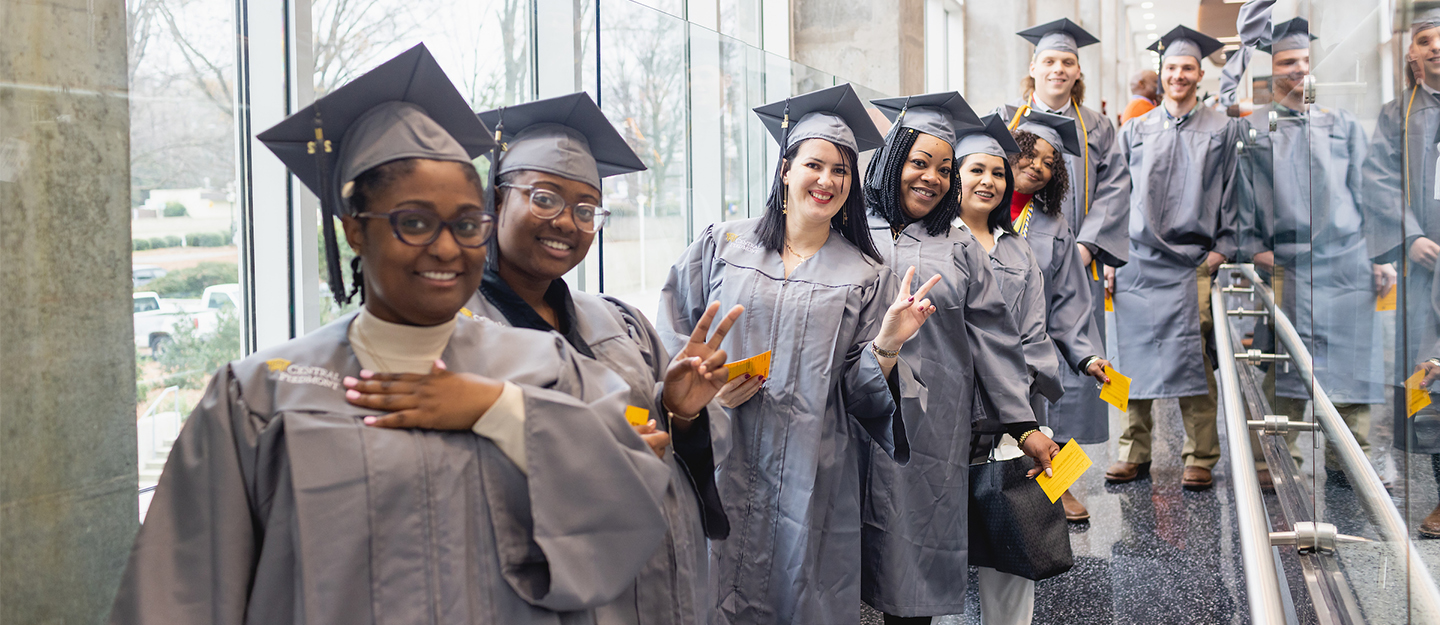 Central Piedmont graduates at the May 2022 ceremony