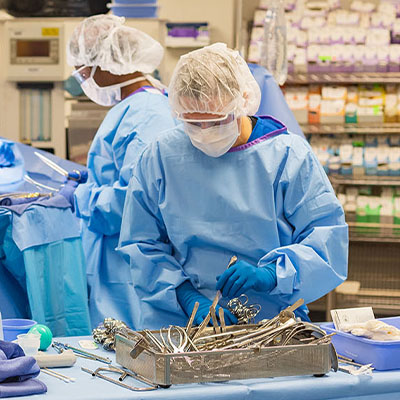 Surgical technology students at Central Piedmont