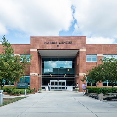 exterior of Harris Conference Center at Central Piedmont 