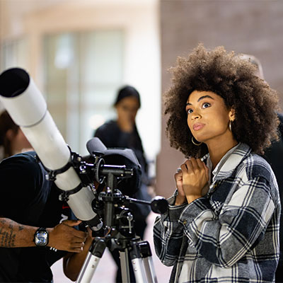 Central Piedmont astronomy students