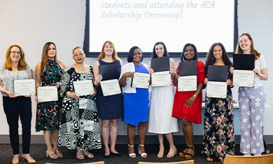 2022-2023 ACA Scholarship Winners