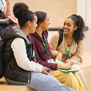 Three high school students at Central Piedmont