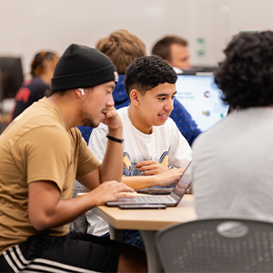 Central Piedmont Students on the Levine Campus