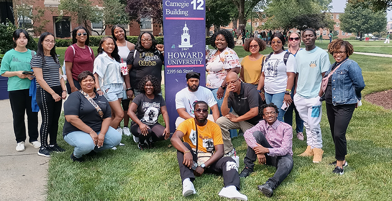 TRIO SSS Students at Howard University in Washington, DC