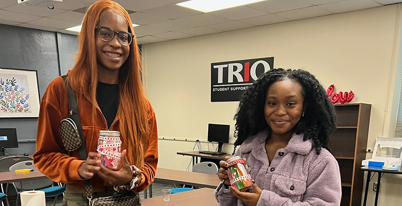 TRIO SSS Students at "Self-Love is the Best Love" workshop