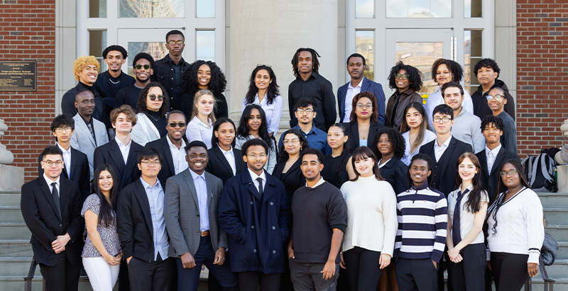 Group photo of stem students, season 6