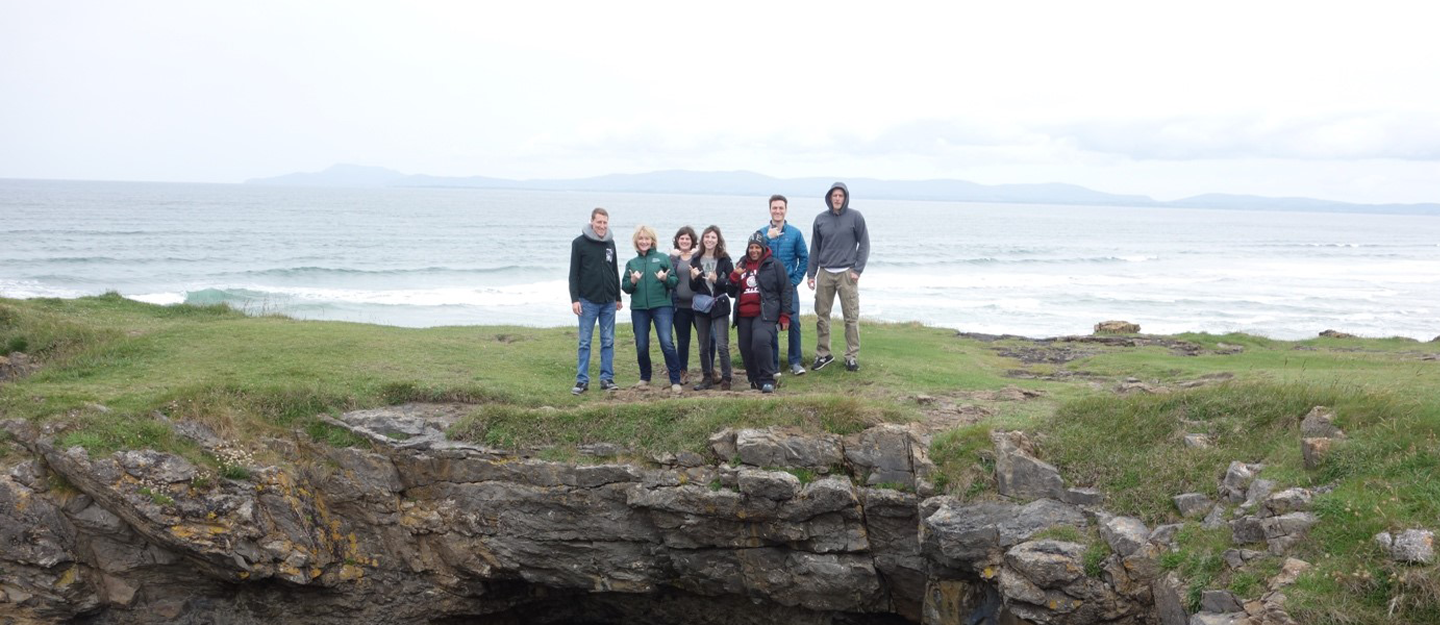 students in study abroad program in Ireland 