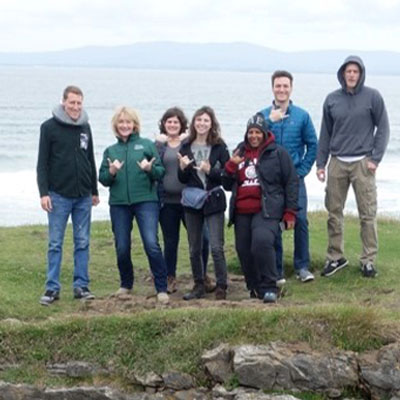 Central Piedmont students studying in Ireland
