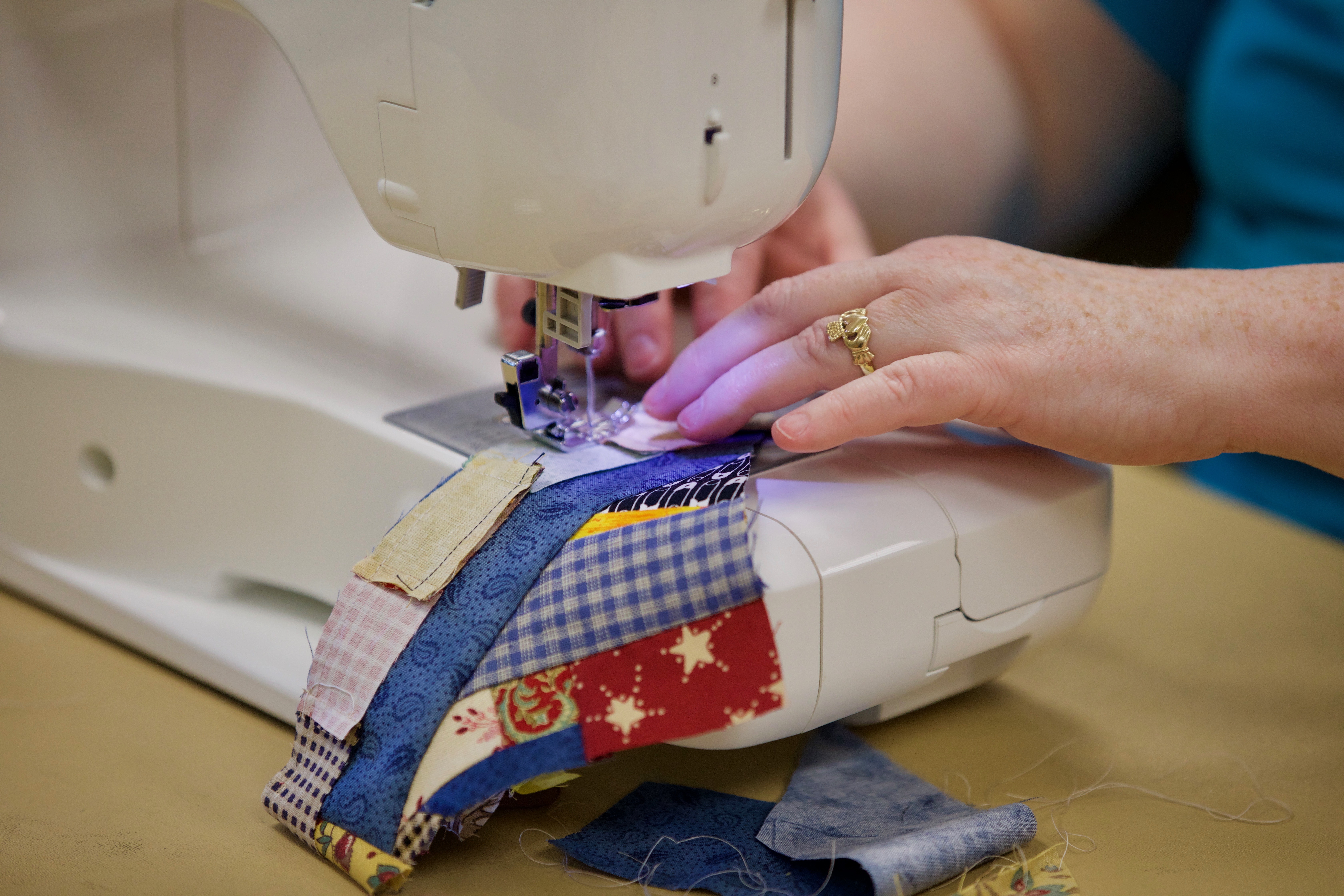 Personal enrichment sewing machine