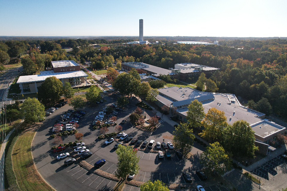 Aerial view of Merancas Campus