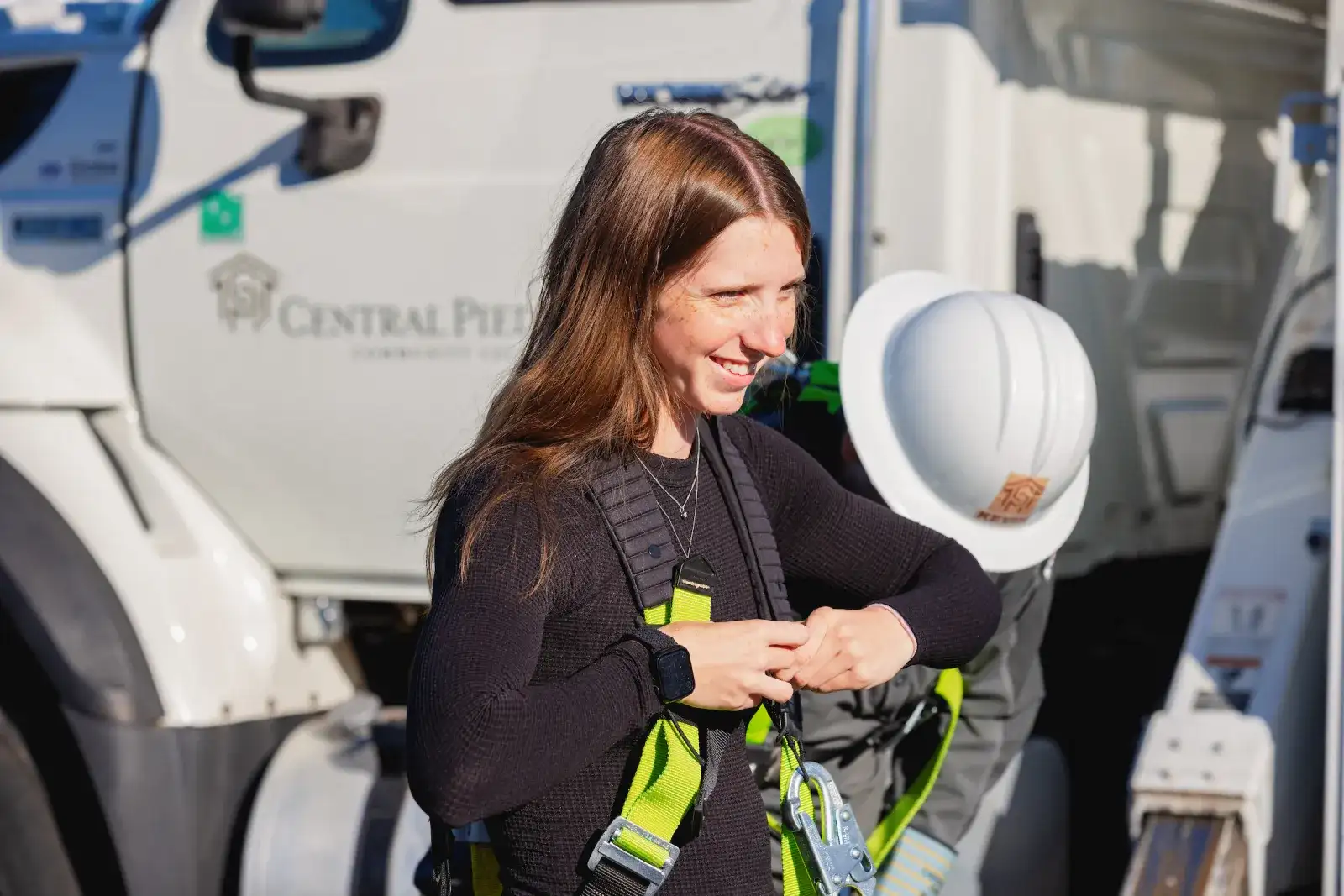 Lineworker Allison Greenwalt 