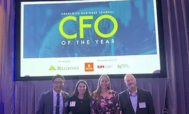 Central Piedmont's Jessica Boyce recognized as finalist in CFO of the Year for education category