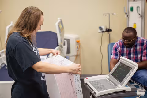 Biomedical Equipment Technology students at Central Piedmont