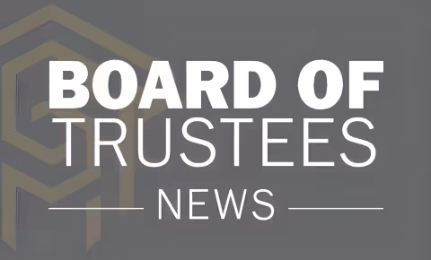 Board of Trustees news graphic